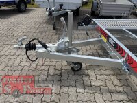Lorries PLI30-5521 - 3000 kg 5,5m kippbarer leichter Autotransporter mit  ALU Standschienen