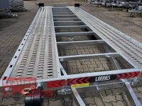 Lorries PLI30-5521 - 3000 kg 5,5m kippbarer leichter Autotransporter mit  ALU Standschienen