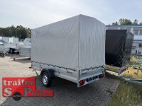 Zaslaw 300SU – 750 KG  300 x 150 Planeanhänger H 185 mit Kippfunktion - FULL LED