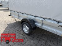 Zaslaw 300SU – 750 KG  300 x 150 Planeanhänger H 185 mit Kippfunktion - FULL LED