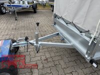 Zaslaw 235SU – 750 KG  235 x 132 Planeanhänger H 145 mit Kippfunktion - FULL LED