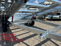 ABVERKAUF I Lorries PLI35-5021 - 3500 kg kippbarer leichter Autotransporter mit ALU Standschienen