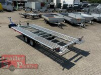 ABVERKAUF I Lorries PLI35-5021 - 3500 kg kippbarer leichter Autotransporter mit ALU Standschienen