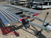 ABVERKAUF I Lorries PLI35-5021 - 3500 kg kippbarer leichter Autotransporter mit ALU Standschienen