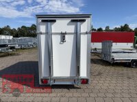 BLYSS Kofferanhänger Rampe - F1330HD/HK, AERO 305x150x180cm - Seitentür + Fenster - 100 KM/H - Zurrleisten - Heckstützen