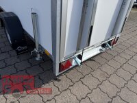 BLYSS Kofferanhänger Rampe - F1330HD/HK, AERO 305x150x180cm - Seitentür + Fenster - 100 KM/H - Zurrleisten - Heckstützen