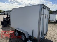 BLYSS Kofferanhänger mit Rampe F2030HTD/HK, AERO 305x150x180cm - Seitentür + Fenster - 100 KM/H - Zurrleisten - Heckstützen