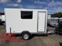 BLYSS Kofferanhänger F1330HD, 305x150x180cm - Seitentür + Fenster - 100 KM/H - Zurrleisten - Heckstützen