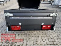Brenderup 1205 SUB 750 LIMITED BLACK EDITION " Der neue Kippi " - ALU Felgen - LED Beleuchtung - SCHWARZ mit Polydeckel