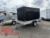 Böckmann TL-AL 3015/135 ALU Tieflader Anhänger - mit Hochplane EDITION Black Bill