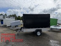 Böckmann TL-AL 3015/135 ALU Tieflader Anhänger - mit Hochplane EDITION Black Bill