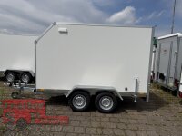 BLYSS Kofferanhänger F2030HTD, AERO 305x150x180cm - Seitentür + Fenster - 100 KM/H - Zurrleisten - Heckstützen