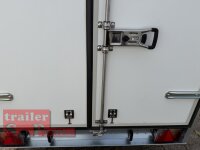 BLYSS Kofferanhänger F2030HTD, AERO 305x150x180cm - Seitentür + Fenster - 100 KM/H - Zurrleisten - Heckstützen