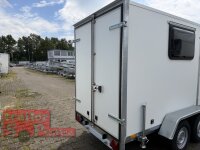BLYSS Kofferanhänger F2030HTD, AERO 305x150x180cm - Seitentür + Fenster - 100 KM/H - Zurrleisten - Heckstützen