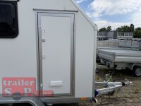 BLYSS Kofferanhänger F2030HTD, AERO 305x150x180cm - Seitentür + Fenster - 100 KM/H - Zurrleisten - Heckstützen