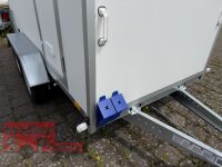 BLYSS Kofferanhänger F2030HTD, AERO 305x150x180cm - Seitentür + Fenster - 100 KM/H - Zurrleisten - Heckstützen