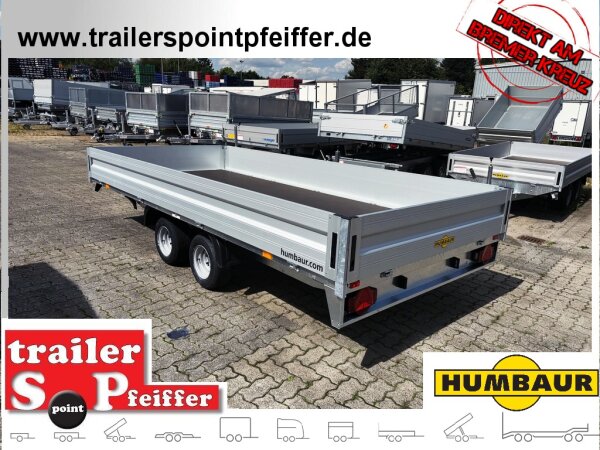 HUMBAUR HN 254118 Hochlader ALU 2500 kg - 410 x 185 - 195/55R10