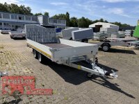 EDUARD 4020 -GD- Hochlader, kippbar, Auffahrklappe, Bordwände 30cm -3000kg- H-Pumpe - Lfh: 63cm -195/50R13
