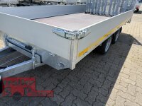 EDUARD 4020 -GD- Hochlader, kippbar, Auffahrklappe, Bordwände 30cm -3000kg- H-Pumpe - Lfh: 63cm -195/50R13