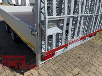 EDUARD 4020 -GD- Hochlader, kippbar, Auffahrklappe, Bordwände 30cm -3000kg- H-Pumpe - Lfh: 63cm -195/50R13