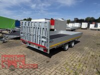 EDUARD 4020 -GD- Hochlader, kippbar, Auffahrklappe, Bordwände 30cm -3000kg- H-Pumpe - Lfh: 63cm -195/50R13