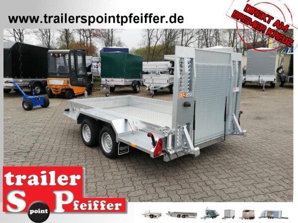Tageszulassung I Saris MG 306 170 3500 ForceOne Gitterzwischenrampe - Maschinentransporter - LED - 100 KM/H