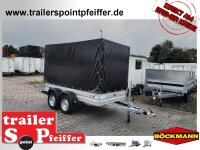 Böckmann TL-AL 3015/20 ALU Tieflader Anhänger - mit Hochplane EDITION Black Bill