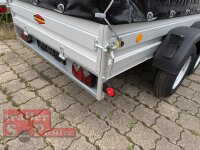 Böckmann TL-AL 3015/20 ALU Tieflader Anhänger - mit Hochplane EDITION Black Bill