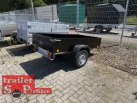 TPV TL-EU2 - SCHWARZ - pulverbeschichtet - Anhänger 750 kg - UE - 100 KM/H - Zurrösen - 13 pol. Stecker