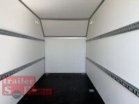 BLYSS Kofferanhänger F2736HTD, AERO 353x150x180cm - 100 KM/H - Zurrleisten - Heckstützen