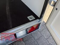 BLYSS Kofferanhänger F2736HTD, 353x150x180cm - 100 KM/H - Zurrleisten - Heckstützen