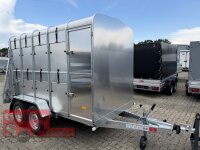BLYSS Viehtransporter VT2730HT, 300x160x186cm - 100 KM/H - Rampe / Türen KOMBI - ALU Boden