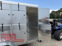BLYSS Viehtransporter VT2730HT, 300x160x186cm - 100 KM/H - Rampe / Türen KOMBI - ALU Boden