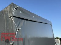 Gebraucht I  EDUARD 3318 -GD- 3-Seitenkipper, Auffahrschienen, Bordwände 40cm -2700kg- E & H-Pumpe - Lfh: 63cm -195/50R13 mit Hochplane SP-Line  - Schiebeplanen - Heckrollo - 100 KM/H uvm