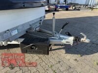Gebraucht I  EDUARD 3318 -GD- 3-Seitenkipper, Auffahrschienen, Bordwände 40cm -2700kg- E & H-Pumpe - Lfh: 63cm -195/50R13 mit Hochplane SP-Line  - Schiebeplanen - Heckrollo - 100 KM/H uvm