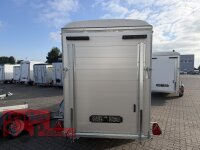 BLYSS ALU Kofferanhänger FL2736HTC ALU - 360x160x180cm - 100 KM/H - Tür/Rampe Kombination - Stützen - POLY Bug und Haube