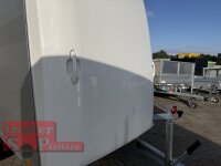 BLYSS ALU Kofferanhänger FL2736HTC ALU - 360x160x180cm - 100 KM/H - Tür/Rampe Kombination - Stützen - POLY Bug und Haube