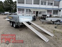 Lorries PW35-3016 3,5T Dumper Mulde - Muldenanhänger Kippmulde 3500 KG / E-Pumpe - ALU Rampen - Stützen