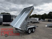 Lorries PW35-3016 3,5T Dumper Mulde - Muldenanhänger Kippmulde 3500 KG / E-Pumpe - ALU Rampen - Stützen