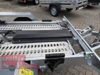 Lorries PW35-3016 3,5T Dumper Mulde - Muldenanhänger Kippmulde 3500 KG / E-Pumpe - ALU Rampen - Stützen