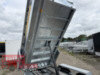 Lorries PW35-3016 3,5T Dumper Mulde - Muldenanhänger Kippmulde 3500 KG / E-Pumpe - ALU Rampen - Stützen
