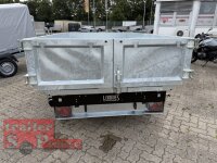 Lorries PW35-3016 3,5T Dumper Mulde - Muldenanhänger Kippmulde 3500 KG / E-Pumpe - ALU Rampen - Stützen