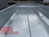 Lorries PW35-3016 3,5T Dumper Mulde - Muldenanhänger Kippmulde 3500 KG / E-Pumpe - ALU Rampen - Stützen