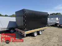 EDUARD 3116 -GD- Hochlader, Bordwände 30cm -2000kg- Lfh: 63cm -195/50R13 mit Hochplane SP-Line