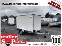 BLYSS Kofferanhänger F752413.15D 250x135x150cm 750 KG  GEBREMST - 100 KM/H - Zurrleisten - Heckstützen