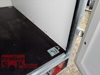 BLYSS Kofferanhänger F752413.15D 250x135x150cm 750 KG  GEBREMST - 100 KM/H - Zurrleisten - Heckstützen