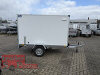 BLYSS Kofferanhänger F752413.15D 250x135x150cm 750 KG  GEBREMST - 100 KM/H - Zurrleisten - Heckstützen