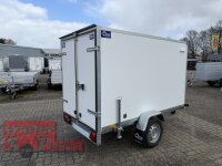 BLYSS Kofferanhänger F752413.15D 250x135x150cm 750 KG  GEBREMST - 100 KM/H - Zurrleisten - Heckstützen