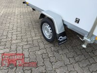 BLYSS Kofferanhänger F752413.15D 250x135x150cm 750 KG  GEBREMST - 100 KM/H - Zurrleisten - Heckstützen