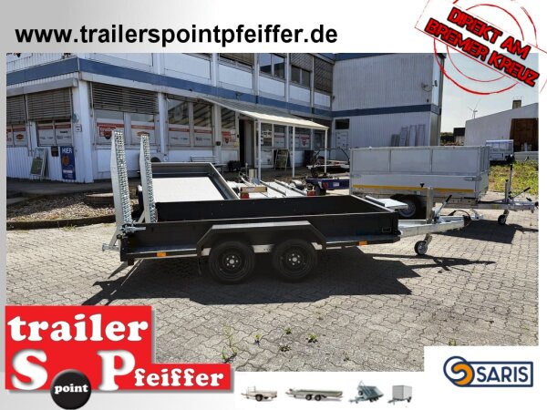 Saris Magnum Explorer 3000 ForceONE Black Edition Maschinentransporter - Baggeranhänger - Löffelablage